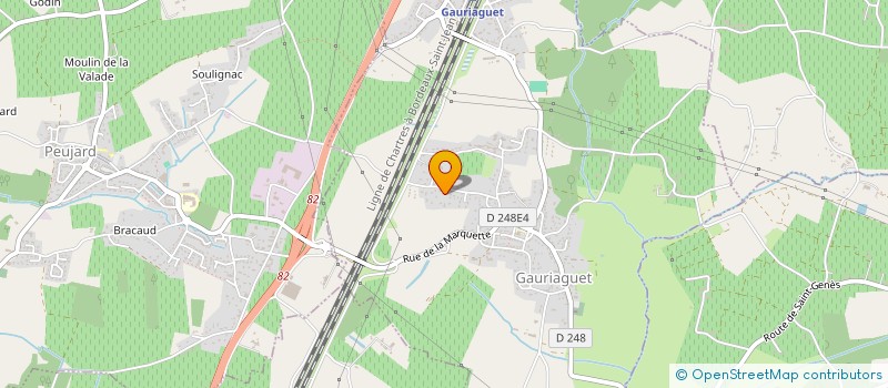 localisation de l'entreprise MONSIEUR JULIEN THOMAS à GAURIAGUET