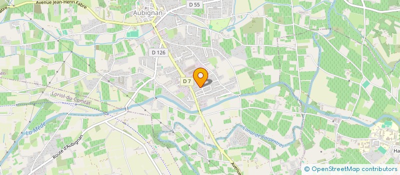 localisation de l'entreprise MONSIEUR JULIEN THOMAS  AUBIGNAN