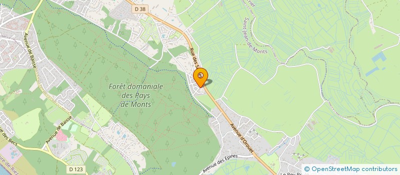 localisation de l'entreprise MONSIEUR JULIEN THOMAS à SAINT-JEAN-DE-MONTS