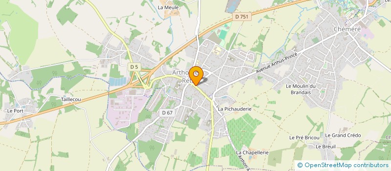 localisation de l'entreprise MONSIEUR JULIEN THOMAS  CHAUMES-EN-RETZ