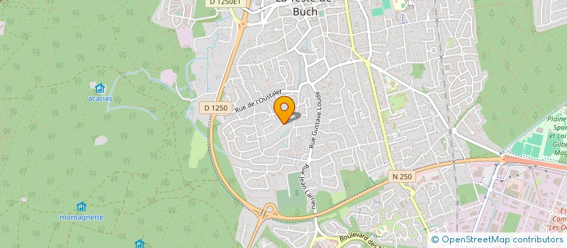 localisation de l'entreprise MONSIEUR JULIEN THOMAS à LA TESTE-DE-BUCH