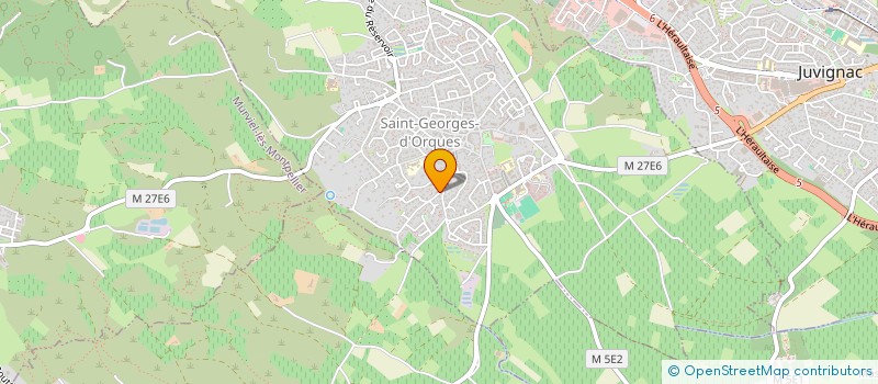 localisation de l'entreprise MONSIEUR JULIEN THOMAZO  SAINT-GEORGES-D'ORQUES