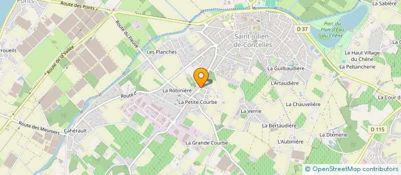 localisation de l'entreprise MONSIEUR JULIEN THOMPSON  SAINT-JULIEN-DE-CONCELLES