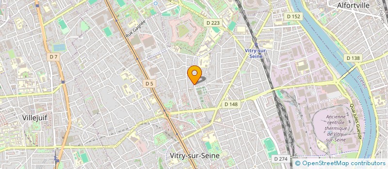 localisation de l'entreprise MONSIEUR JULIEN THOUVENEL à VITRY-SUR-SEINE