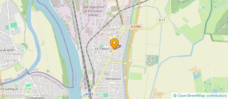 localisation de l'entreprise MONSIEUR JULIEN THOUVENOT à ARLES