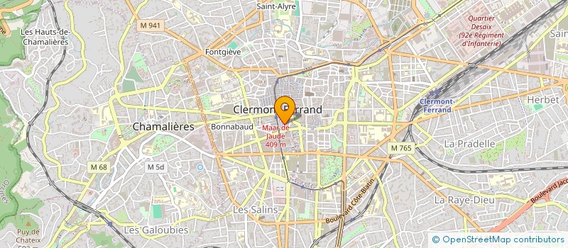 localisation de l'entreprise MONSIEUR JULIEN THROUDE à CLERMONT-FERRAND