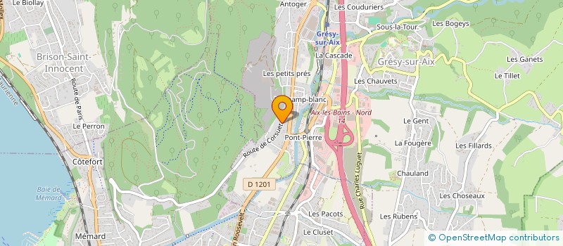 localisation de l'entreprise MONSIEUR JULIEN THUILLIER à GRESY-SUR-AIX