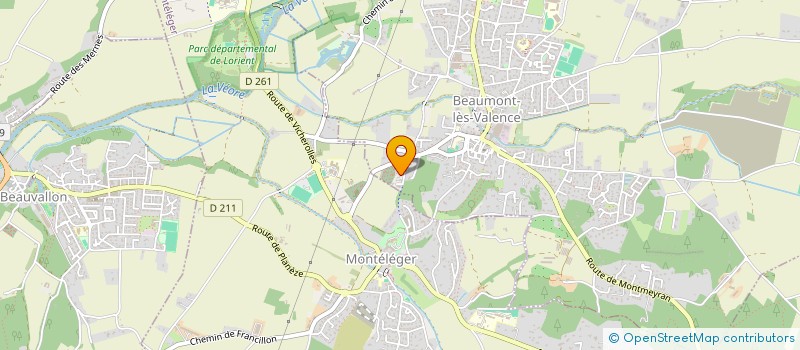 localisation de l'entreprise MONSIEUR JULIEN THUILLIER  BEAUMONT-LES-VALENCE