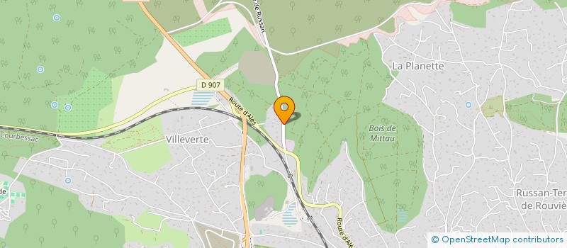 localisation de l'entreprise MONSIEUR JULIEN THUZET  NIMES