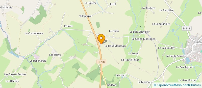 localisation de l'entreprise MONSIEUR JULIEN TIFFAY  LUITRE-DOMPIERRE