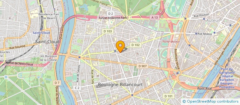 localisation de l'entreprise MONSIEUR JULIEN TIREL à BOULOGNE-BILLANCOURT
