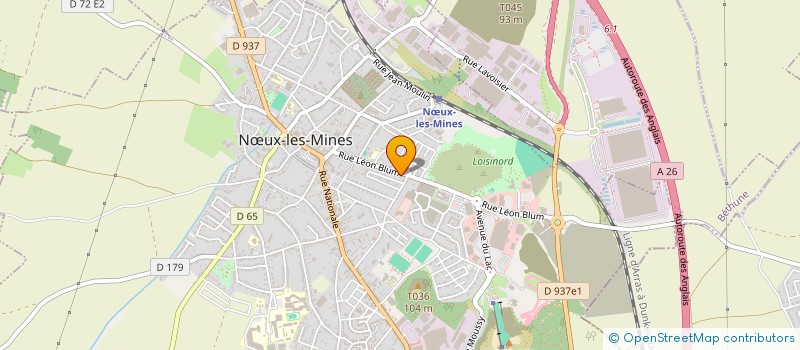 localisation de l'entreprise MONSIEUR JULIEN TIRMAN à NŒUX-LES-MINES