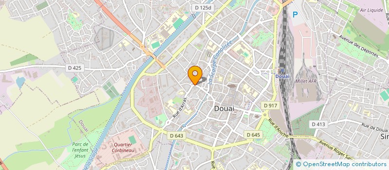 localisation de l'entreprise MONSIEUR JULIEN TISON à DOUAI