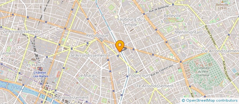 localisation de l'entreprise MONSIEUR JULIEN TISSIER  PARIS