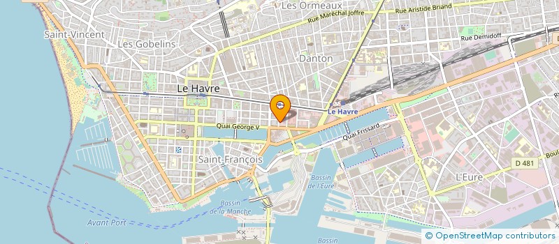 localisation de l'entreprise MONSIEUR JULIEN TIXIDOR à LE HAVRE