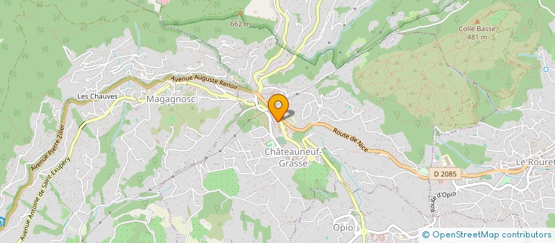 localisation de l'entreprise MONSIEUR JULIEN TOCUT  CHATEAUNEUF-GRASSE