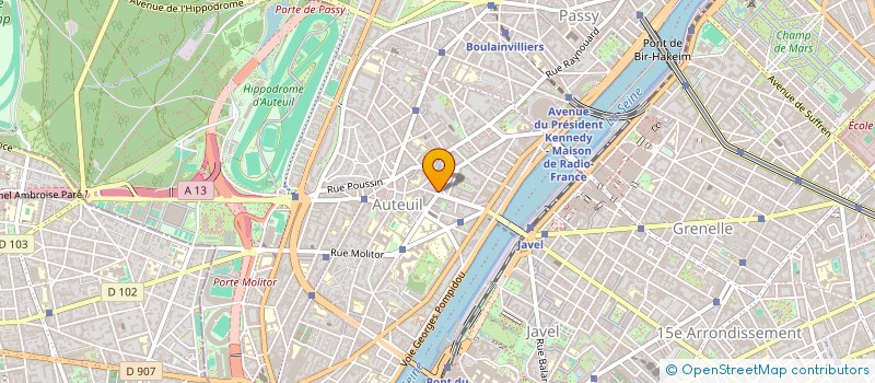 localisation de l'entreprise MONSIEUR JULIEN TORLOTIN  PARIS 16