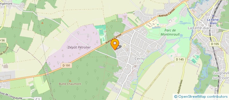 localisation de l'entreprise MONSIEUR JULIEN TORTERAT  CERNY