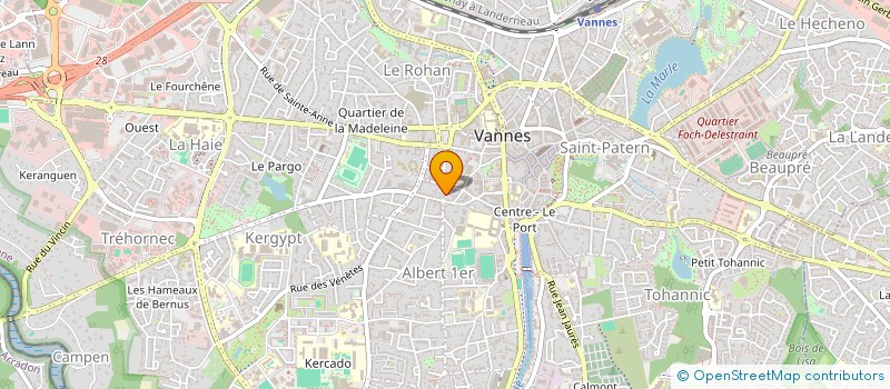 localisation de l'entreprise MONSIEUR JULIEN TOSTIVINT  VANNES