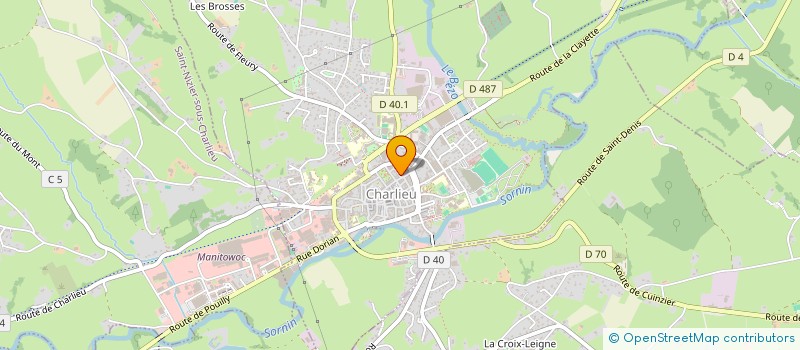 localisation de l'entreprise MONSIEUR JULIEN TOUATI  CHARLIEU