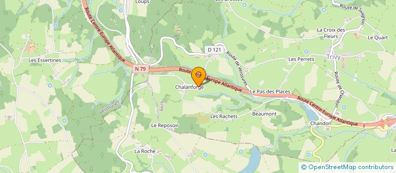 localisation de l'entreprise MONSIEUR JULIEN TOUCHARD  TRIVY