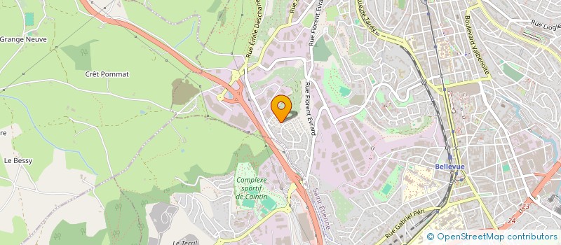 localisation de l'entreprise MONSIEUR JULIEN TOURECHE  SAINT-ETIENNE