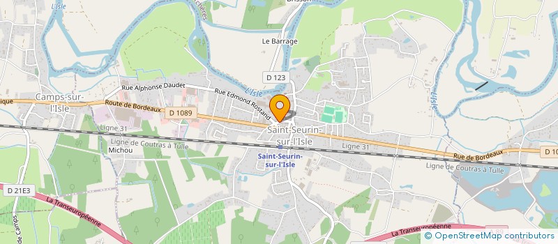 localisation de l'entreprise MONSIEUR JULIEN TOURNIE  SAINT-SEURIN-SUR-L'ISLE