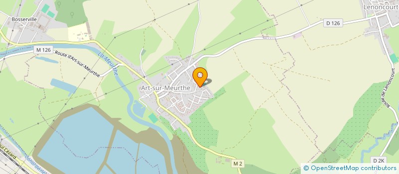 localisation de l'entreprise MONSIEUR JULIEN TOUSSAINT  ART-SUR-MEURTHE