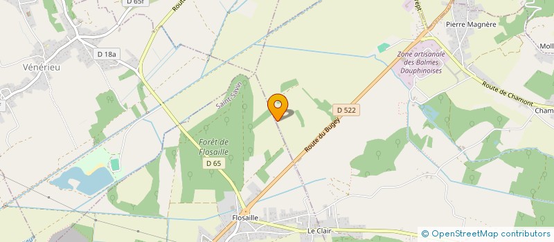 localisation de l'entreprise MONSIEUR JULIEN TOUVE  SAINT-CHEF