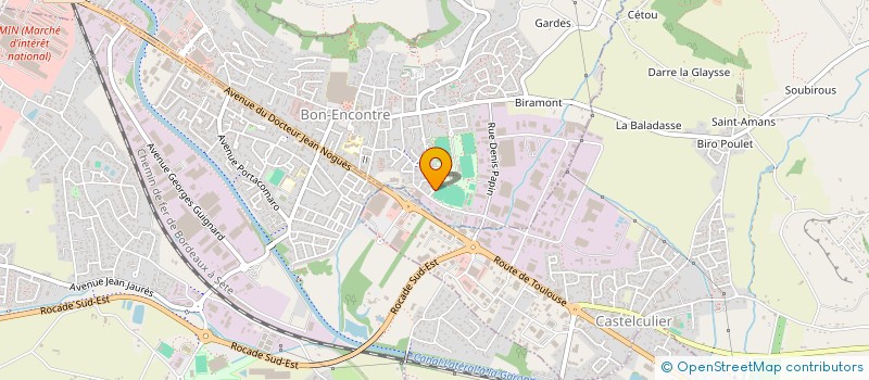 localisation de l'entreprise MONSIEUR JULIEN TOVO  BON ENCONTRE