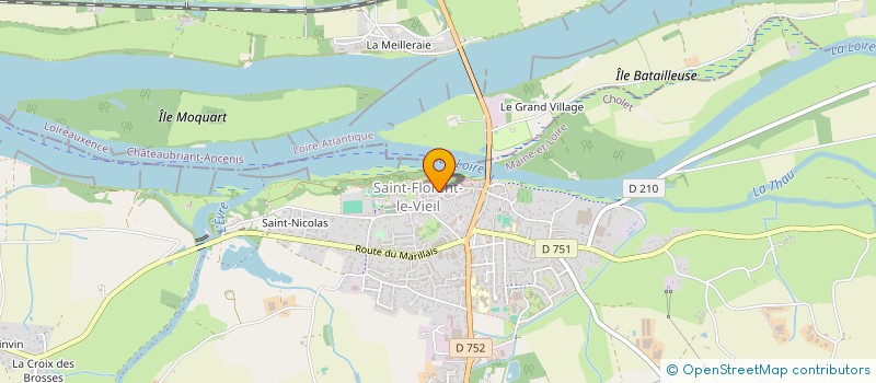 localisation de l'entreprise MONSIEUR JULIEN TRACKOEN  MAUGES-SUR-LOIRE