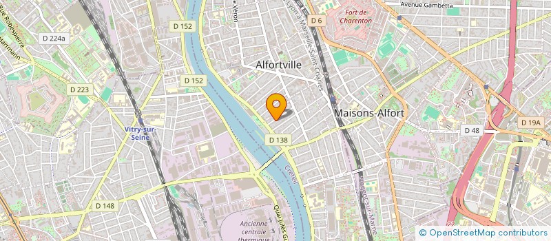 localisation de l'entreprise MONSIEUR JULIEN TRAN à ALFORTVILLE