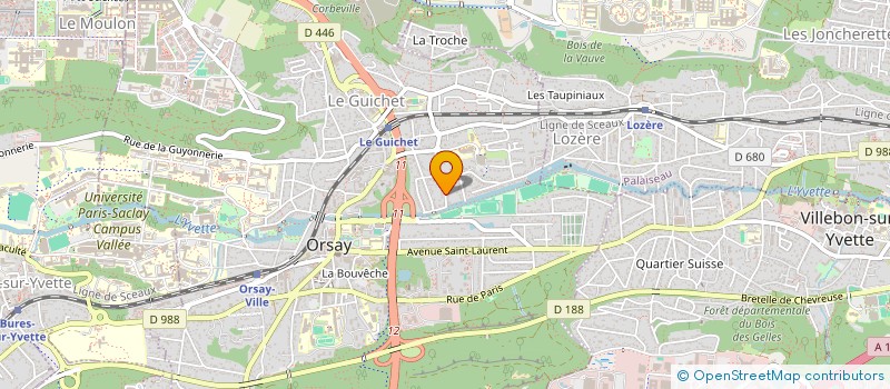 localisation de l'entreprise MONSIEUR JULIEN TRAN DINH à ORSAY