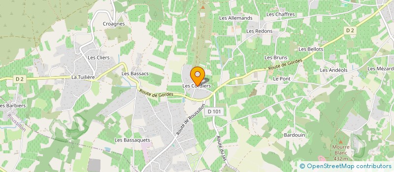 localisation de l'entreprise MONSIEUR JULIEN TRANCHANT à SAINT-SATURNIN-LES-APT