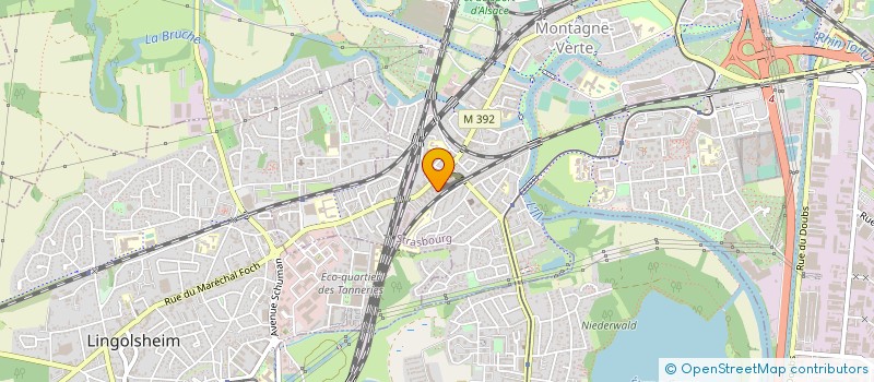 localisation de l'entreprise MONSIEUR JULIEN TRAORE à STRASBOURG