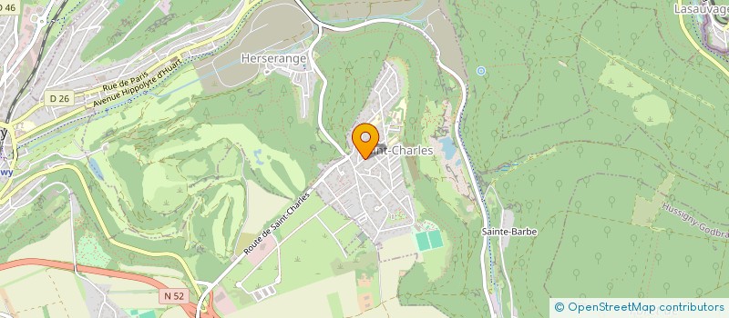 localisation de l'entreprise MONSIEUR JULIEN TRAVERS  HAUCOURT-MOULAINE