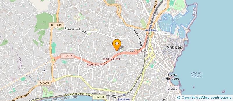 localisation de l'entreprise MONSIEUR JULIEN TREMAUVILLE  ANTIBES