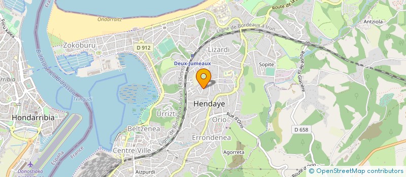 localisation de l'entreprise MONSIEUR JULIEN TREMBLAY à HENDAYE