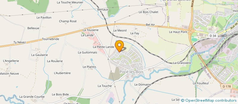 localisation de l'entreprise MONSIEUR JULIEN TRICHARD  VITRE