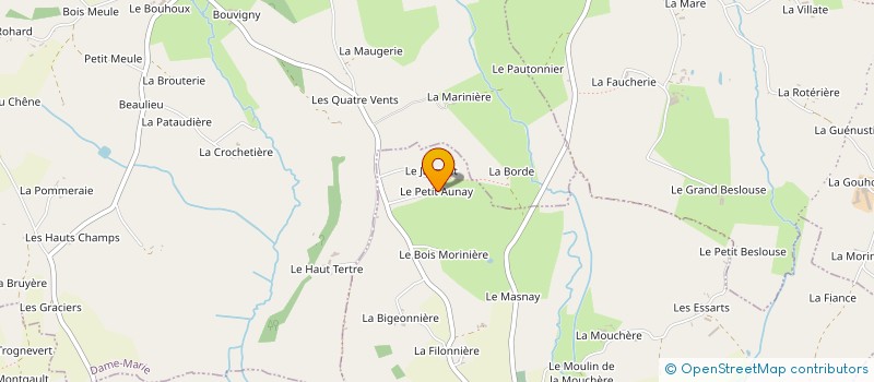 localisation de l'entreprise MONSIEUR JULIEN TRIMOREAU à SAINT-CYR-LA-ROSIERE