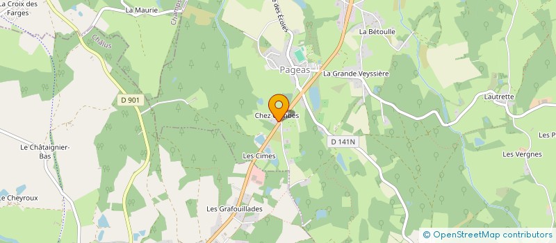 localisation de l'entreprise MONSIEUR JULIEN TRIMOUILLE à PAGEAS