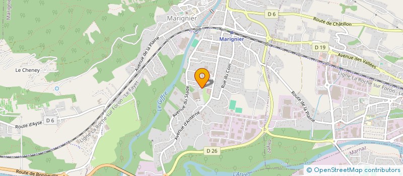 localisation de l'entreprise MONSIEUR JULIEN TRIPOZ  MARIGNIER