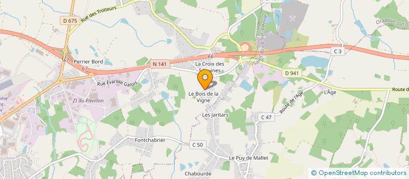 localisation de l'entreprise MONSIEUR JULIEN TRISTANT à SAINT-JUNIEN