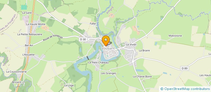 localisation de l'entreprise MONSIEUR JULIEN TRISTANT à VOUVANT
