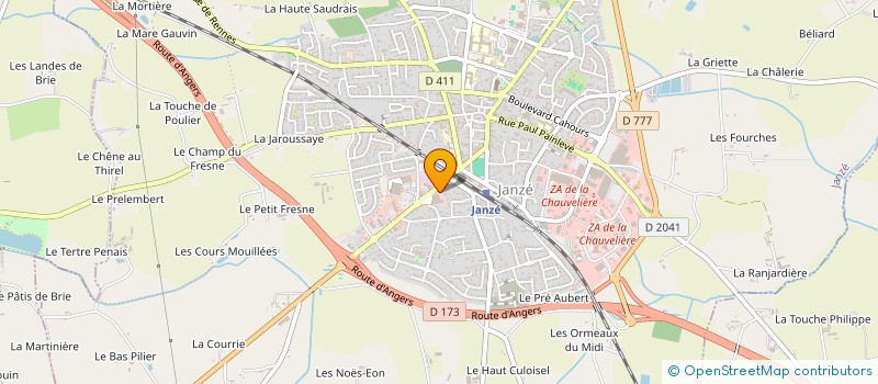 localisation de l'entreprise MONSIEUR JULIEN TROMBINI  JANZE