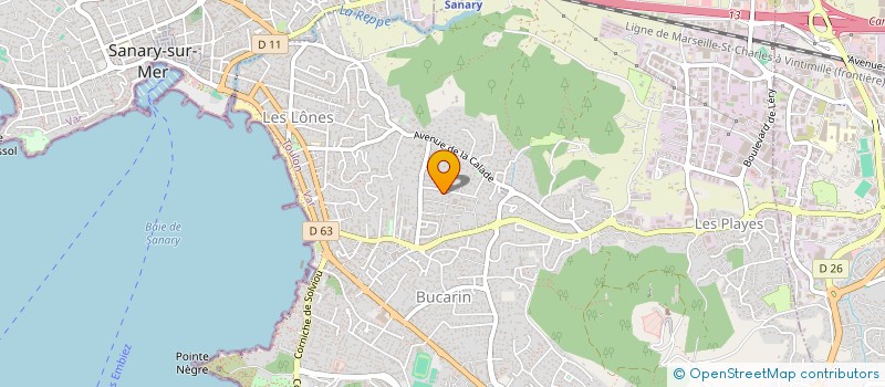 localisation de l'entreprise MONSIEUR JULIEN TROMPETTE à SIX-FOURS-LES-PLAGES