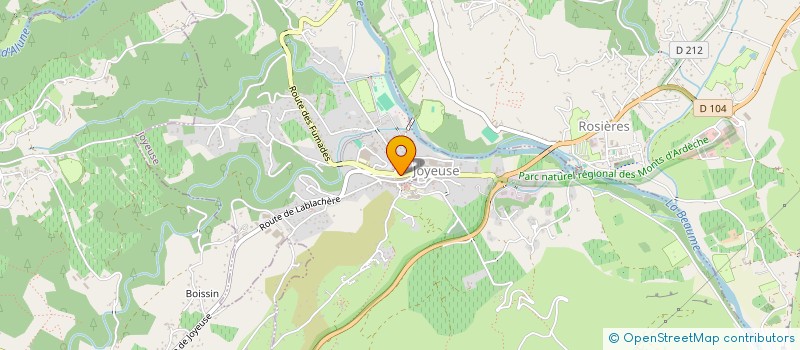 localisation de l'entreprise MONSIEUR JULIEN TROUILHAS à JOYEUSE