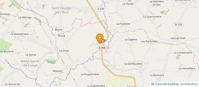 localisation de l'entreprise MONSIEUR JULIEN TROUSSIER  SAINT-GEORGES-DE-LIVOYE