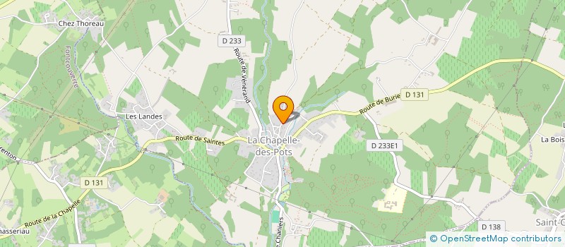 localisation de l'entreprise MONSIEUR JULIEN TRUFFAULT  LA CHAPELLE-DES-POTS