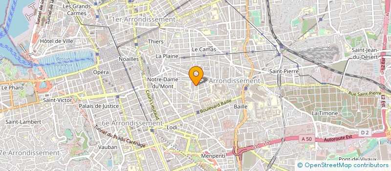 localisation de l'entreprise MONSIEUR JULIEN TUAL à MARSEILLE